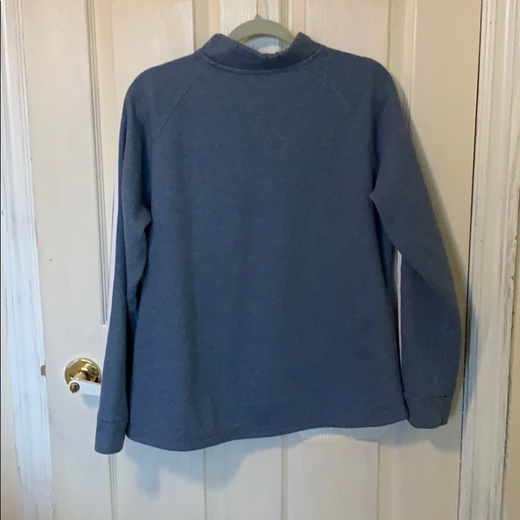 Adidas blue 1/2 zip sweater - Picture 6 of 6